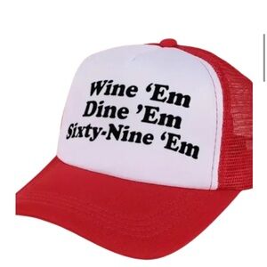 Wine em dine em 69 em hat